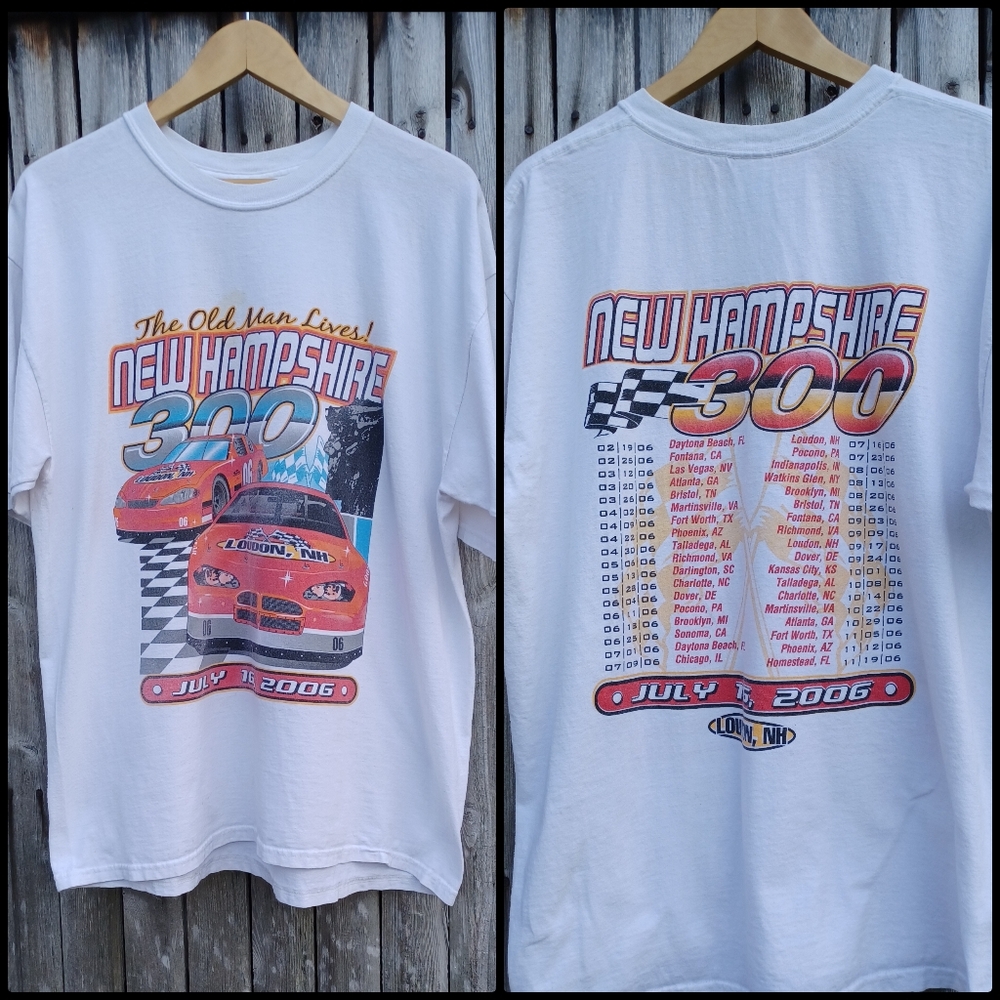 2006 Louden NH 300 nascar stock car racing racecar graphic tshirt mens tee XL